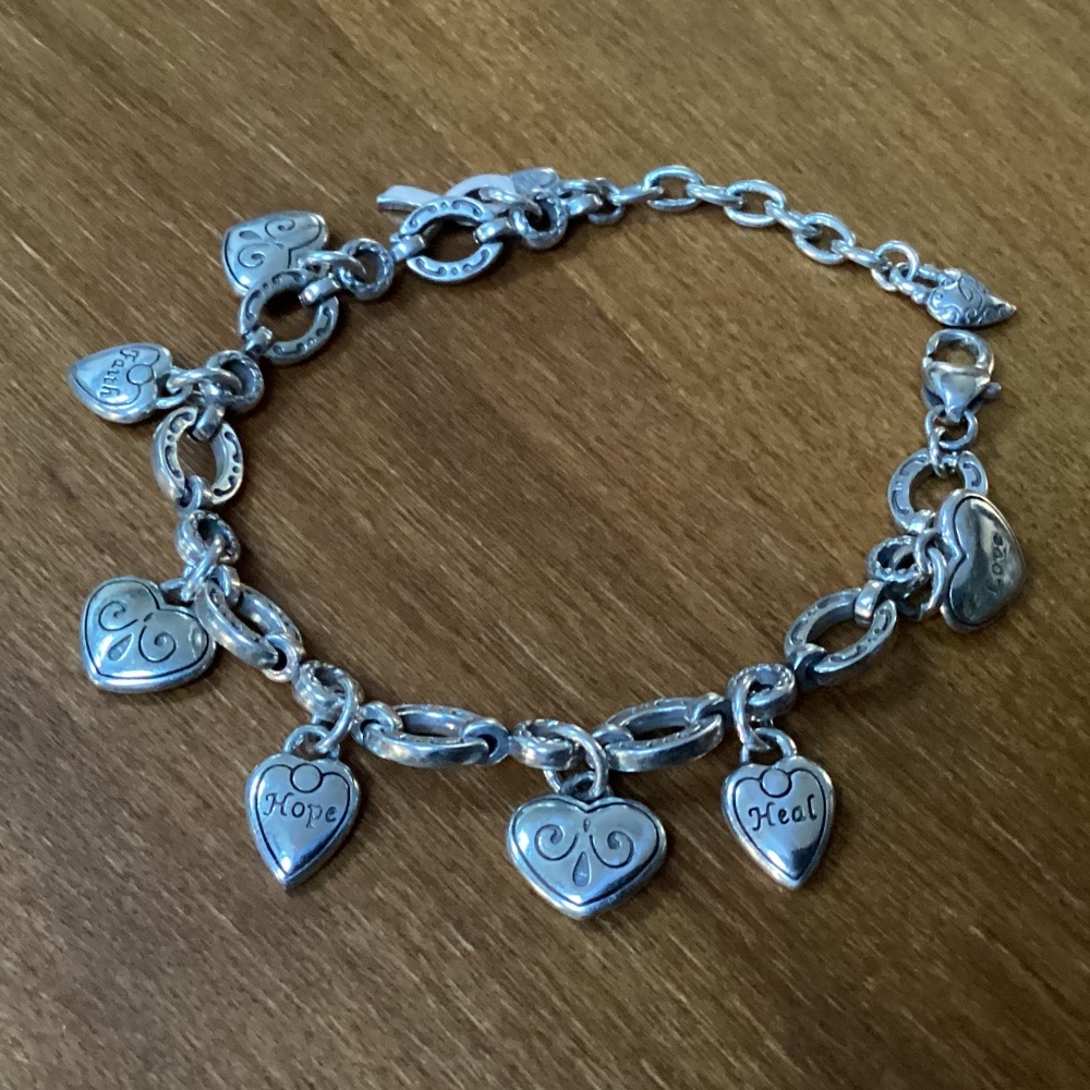 Brighton Silver-tone Charm Bracelet